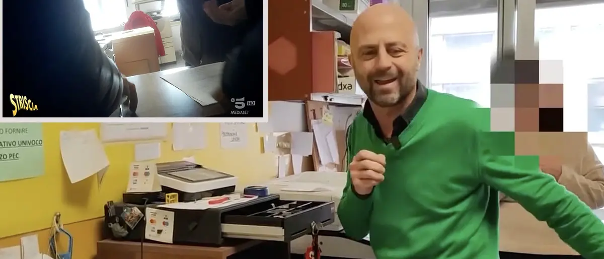 L'inchiesta di Striscia la Notizia sulle fotocopie \"a nero\" al tribunale di Cosenza