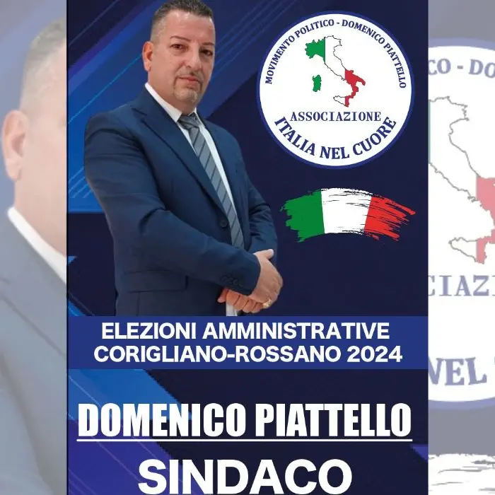 Corigliano Rossano 2024, Piattello si candida a sindaco: «Un’opportunità per quei cittadini che non hanno voce»