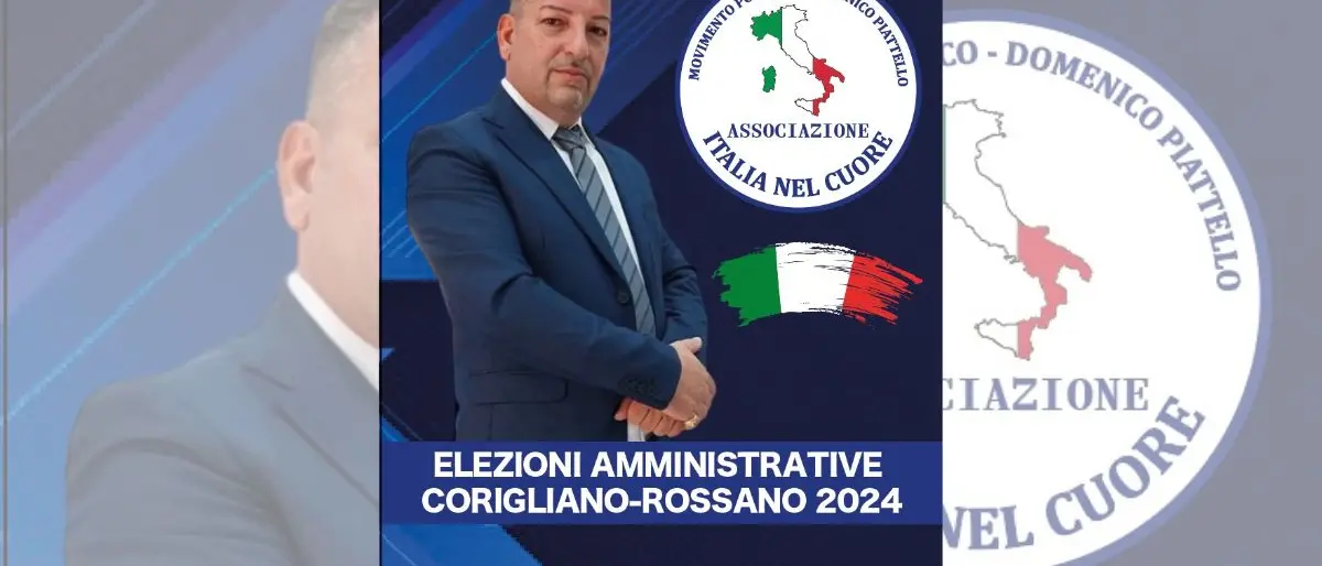 Corigliano Rossano 2024, Piattello si candida a sindaco: «Un’opportunità per quei cittadini che non hanno voce»