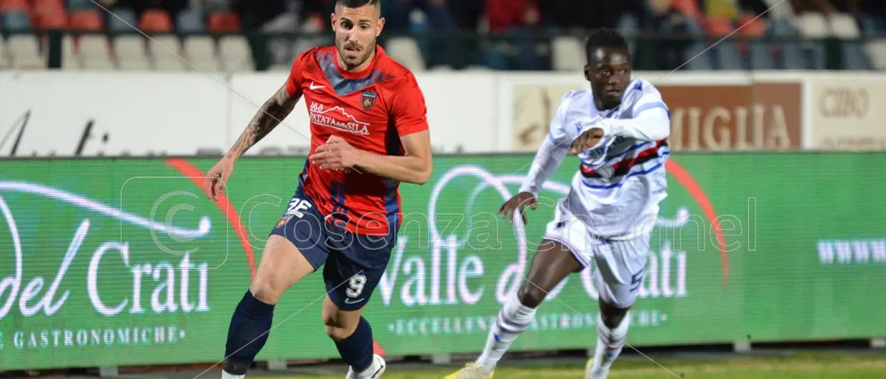 Cosenza-Sampdoria 1-2: il tabellino