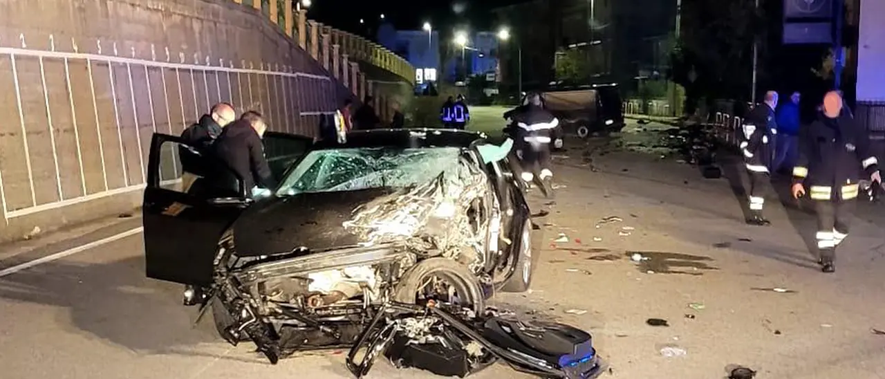 Guardia Piemontese, terribile incidente nella notte. Quattro giovanissimi in ospedale