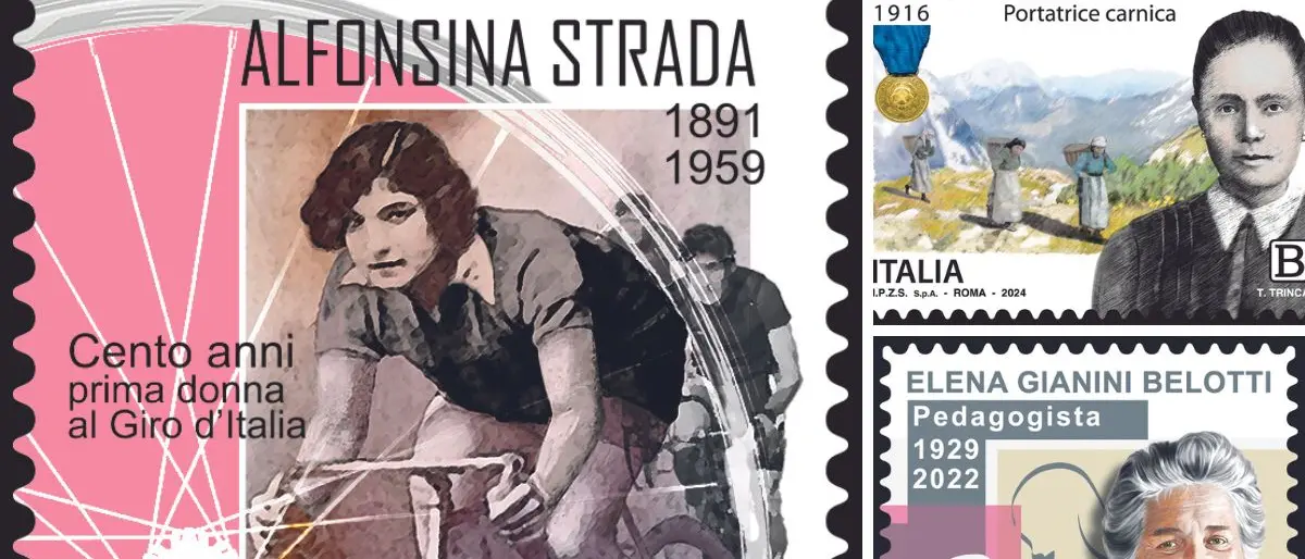 Poste Italiane, emessi tre francobolli dedicati alle donne