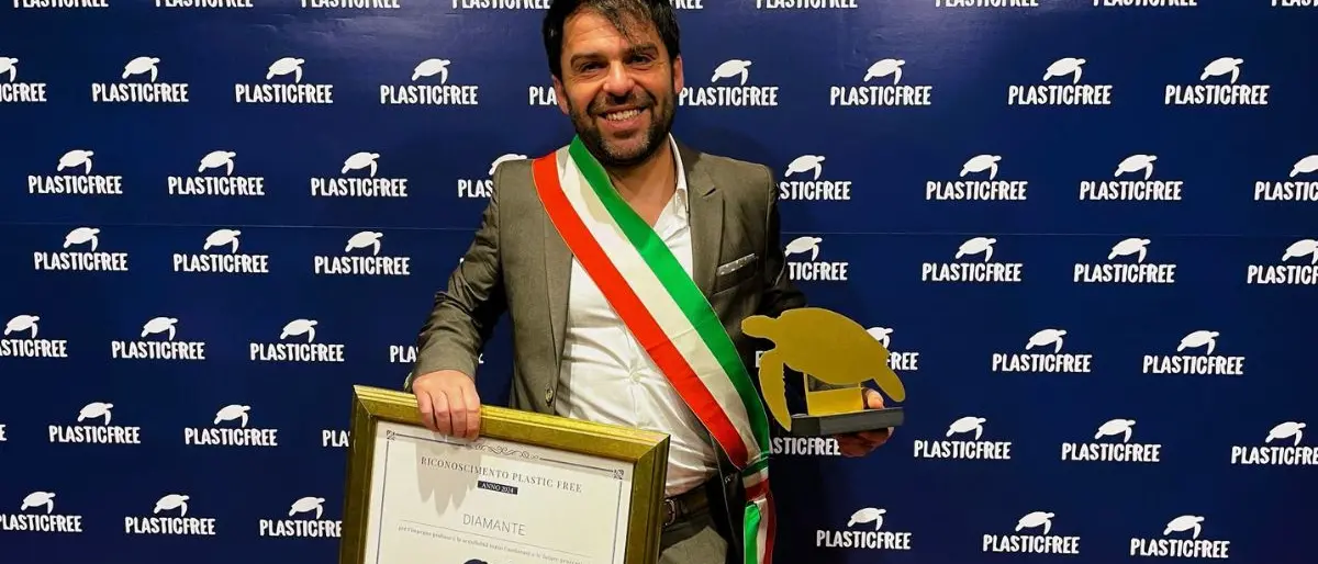 Diamante premiato per il terzo anno come Comune Plastic Free