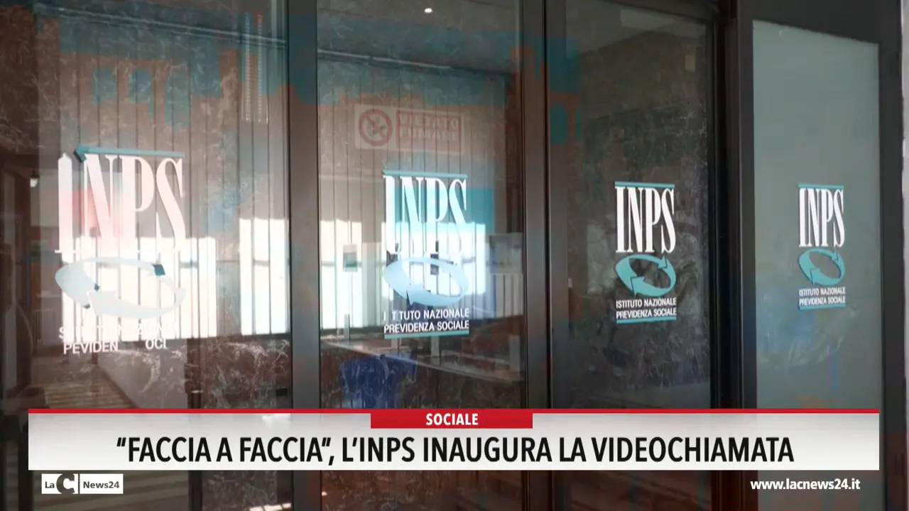Faccia a faccia, l'Inps inaugura la videochiamata