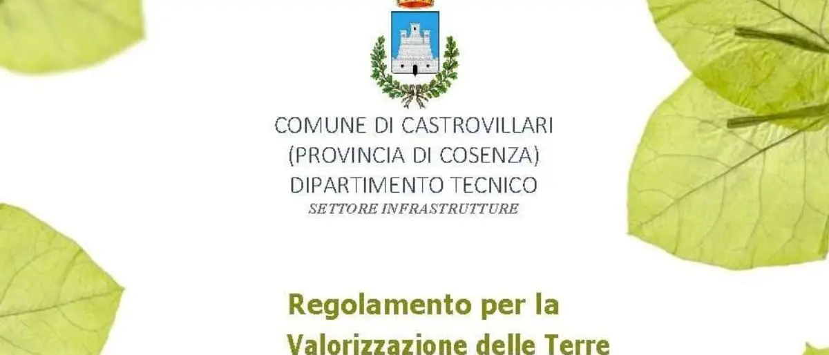 Castrovillari, approvato il regolamento per la valorizzazione delle terre civiche