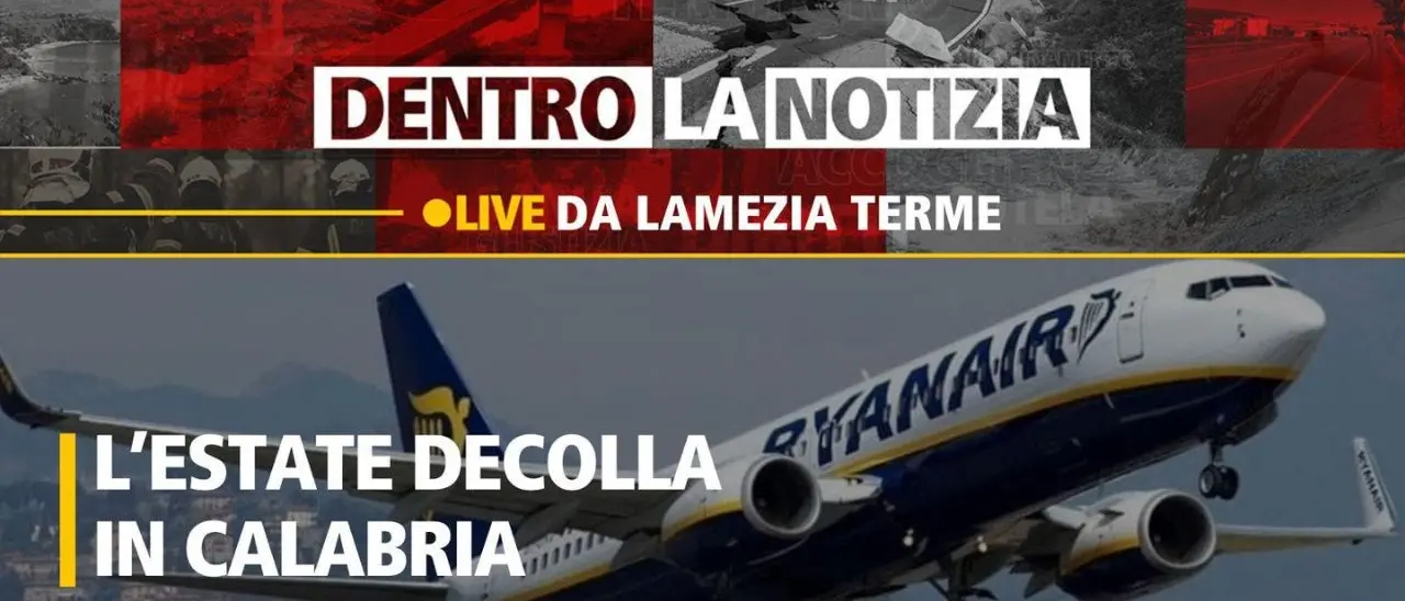 La Calabria “decolla” (anche) con LaC OnAirport: oggi focus a Dentro la Notizia
