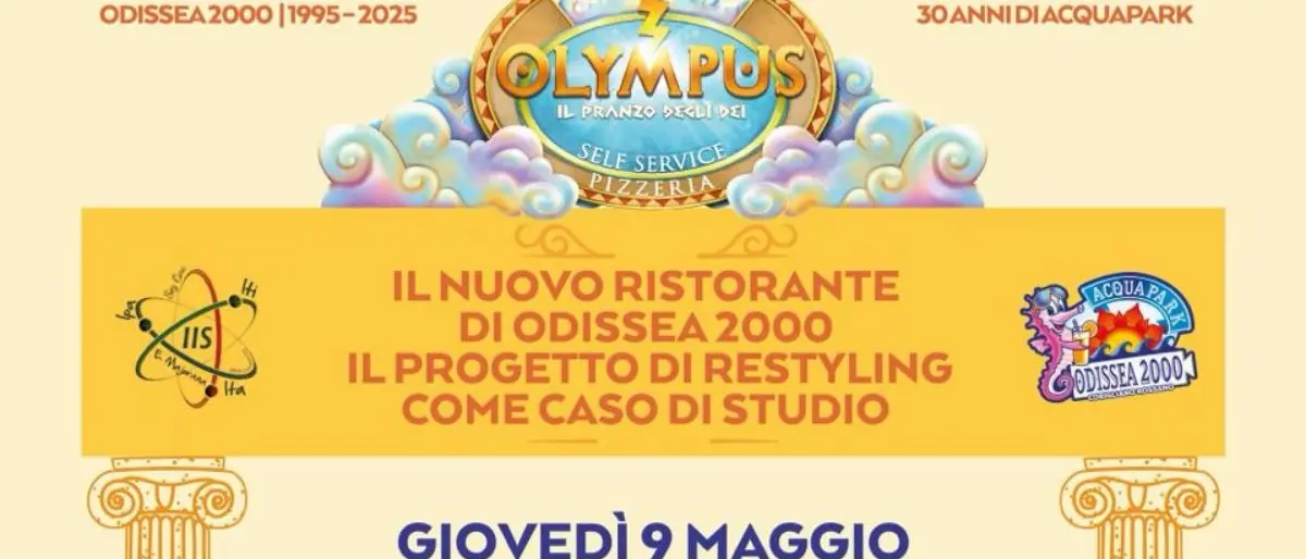Odissea 2000, nello storico acquapark nuova ed innovativa agorà di ristorazione