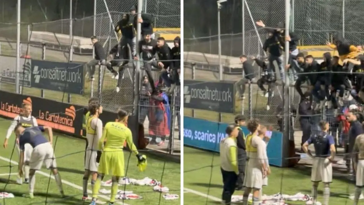 Crotone calcio, «Toglietevi le maglie, non siete degni»: indaga la Procura federale
