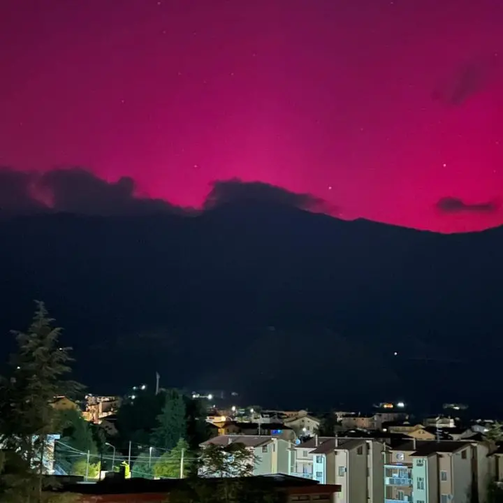 L'Aurora Boreale in Calabria: l'evento straordinario visto da Castrovillari