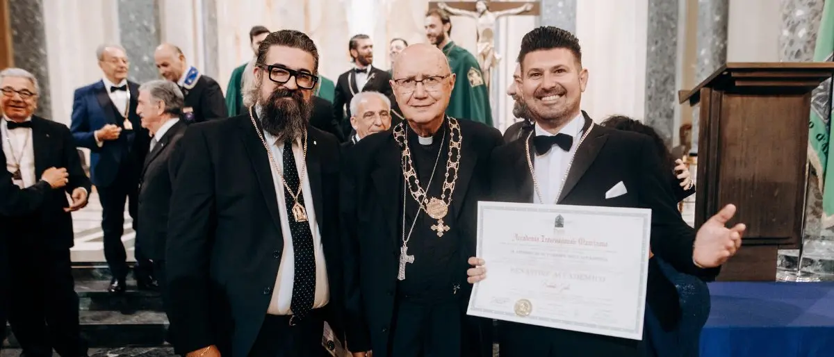 Roberto Gallo insignito della nomina di Senatore Accademico della Nobile Accademia Mauriziana