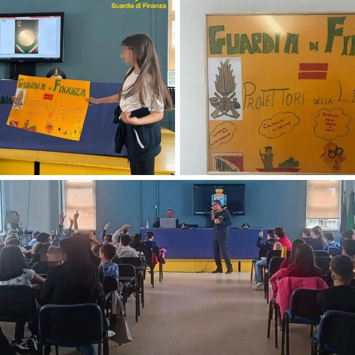 Scalea, la Guardia di Finanza entra nelle aule per parlare di legalità economica