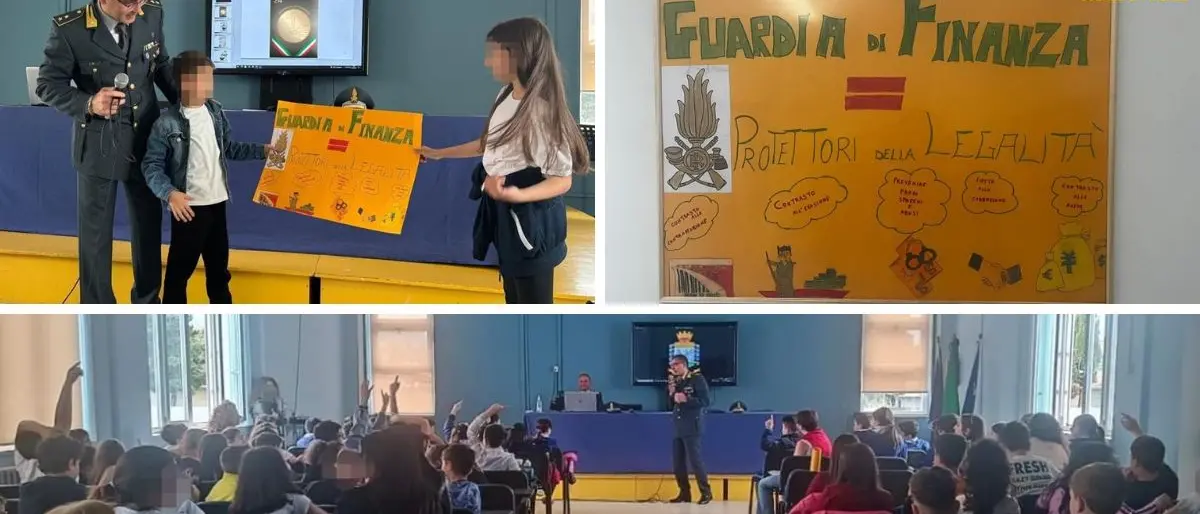 Scalea, la Guardia di Finanza entra nelle aule per parlare di legalità economica
