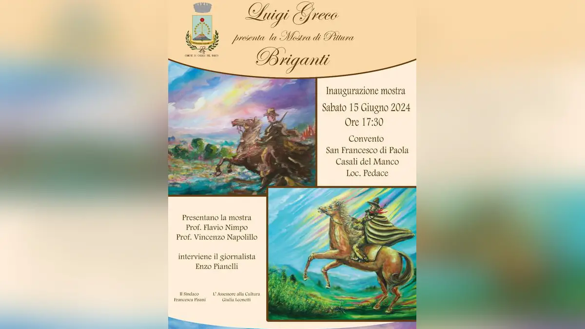 La Mostra \"Briganti\" di Luigi Greco a Casali del Manco