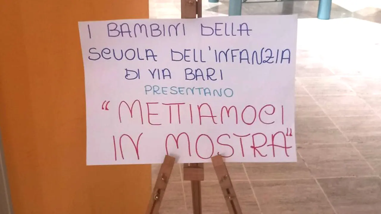 Rende, i bambini della scuola dell'Infanzia di via Bari artisti per un giorno | FOTOGALLERY