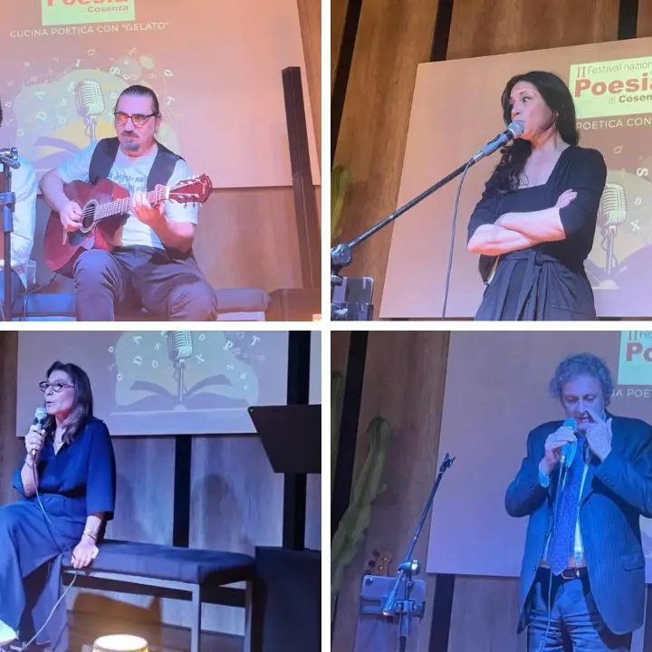 “Cucina poetica con gelato”, la poesia è viva e per la prima volta a Cosenza si anima sul palco del Rekap