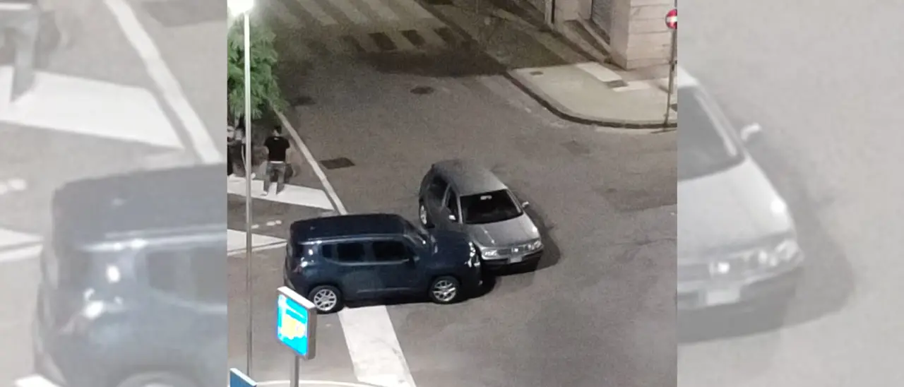 Cosenza, primo incidente a Viale della Repubblica nella zona della rotonda demolita