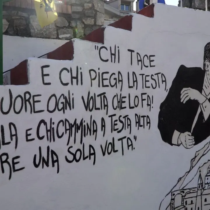 Muri di legalità, la città di Scalea ricorda Giovanni Falcone e Paolo Borsellino