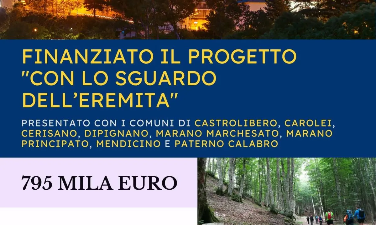 San Fili ottiene un finanziamento di circa 795mila euro per lo sviluppo dell'offerta turistica del Cammino di San Francesco