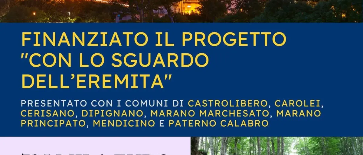 San Fili ottiene un finanziamento di circa 795mila euro per lo sviluppo dell'offerta turistica del Cammino di San Francesco