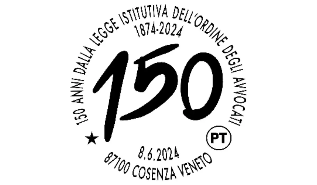 L'Ordine degli avvocati di Cosenza compie 150 anni, ecco un annullo filatelico celebrativo