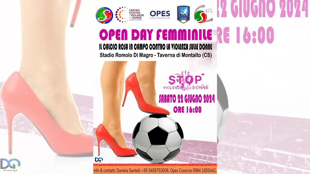 Montalto Uffugo, open day di calcio femminile in sinergia col Centro Lanzino