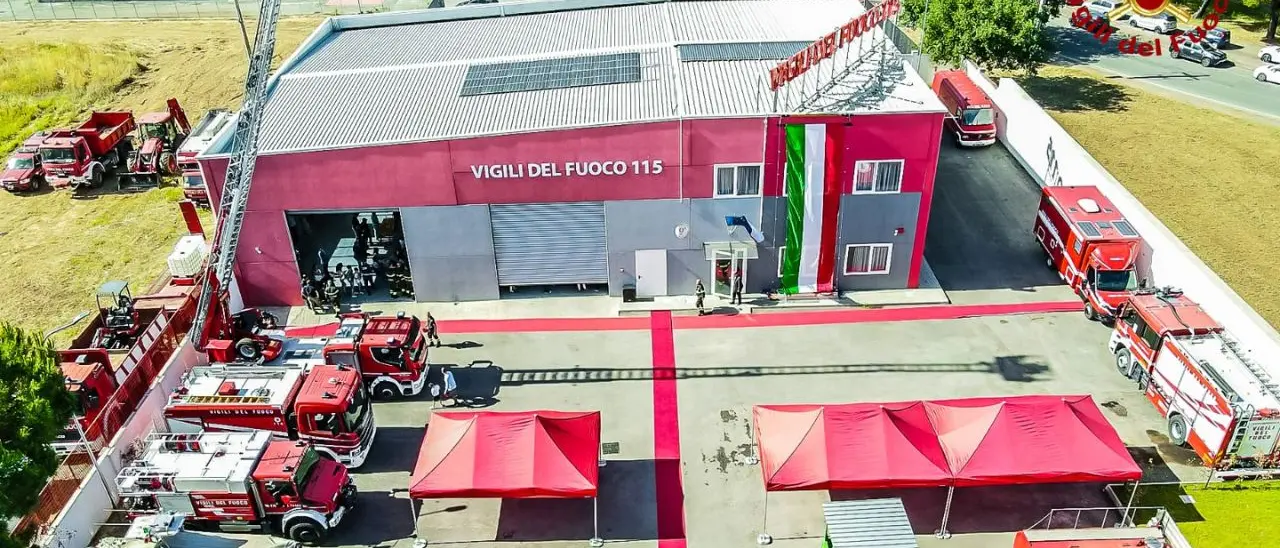 Rende, inaugurato il distaccamento dei Vigili del fuoco. Tra emozioni e aspettative, ecco chi era presente | FOTO