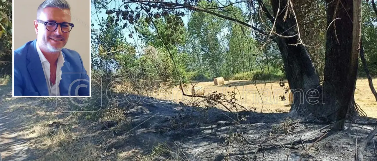 Castrolibero, volontari della Protezione Civile domano un principio di incendio