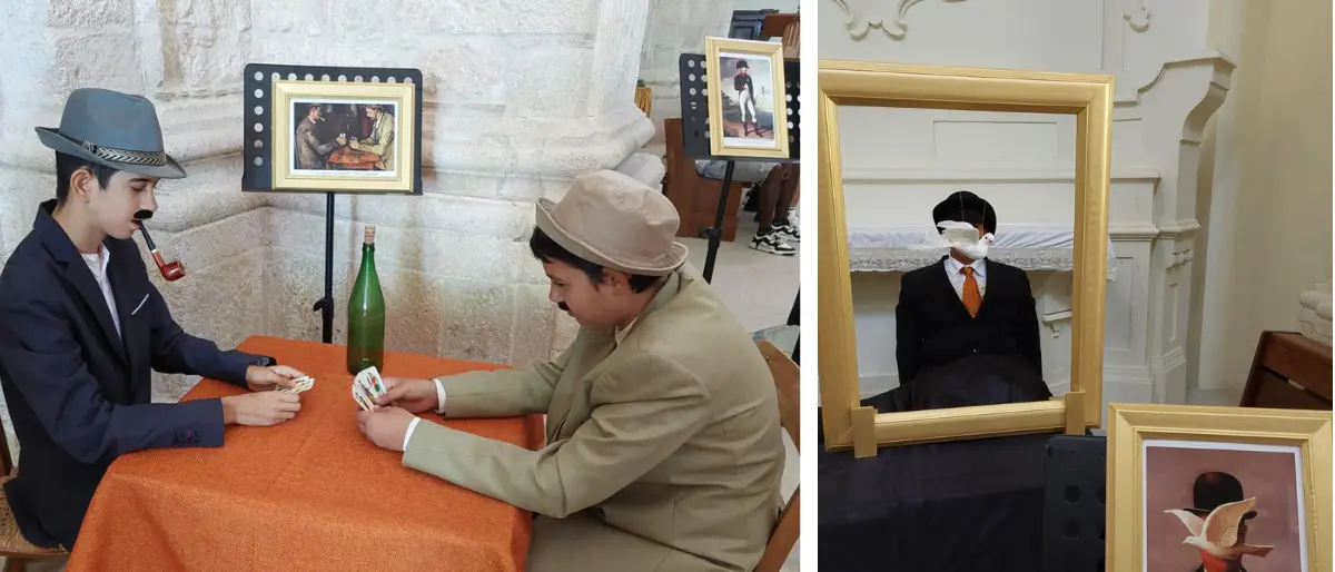 Carolei incanta il pubblico con i \"quadri viventi\" degli alunni delle medie