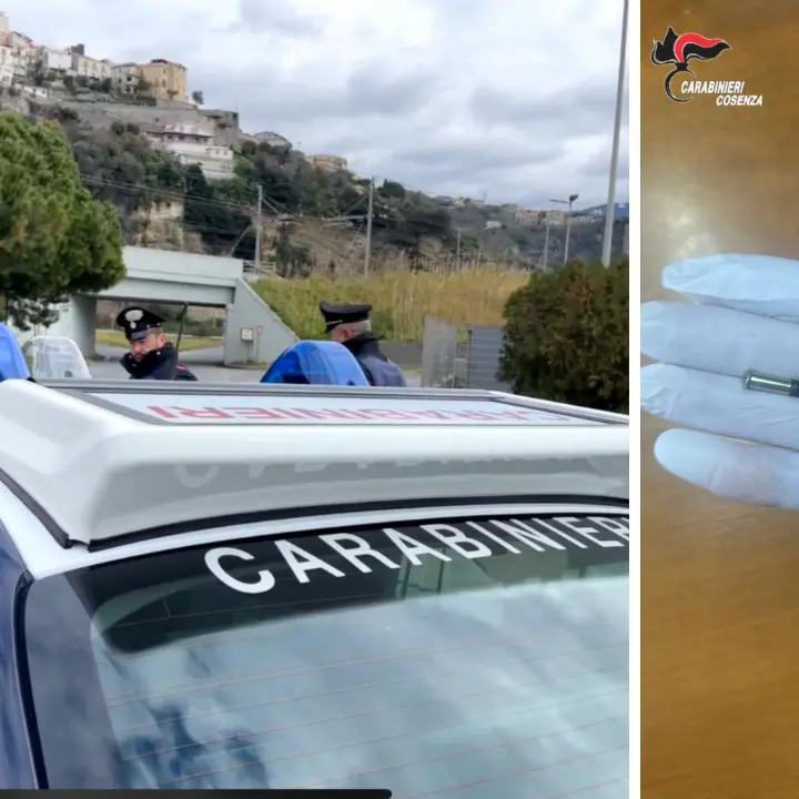 Cetraro, 34enne in manette. Aveva una penna-pistola occultata in casa
