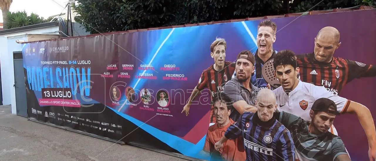 Padel Show a Paola, Cambiasso, Perotti e Altomare al Chianello Sport Center