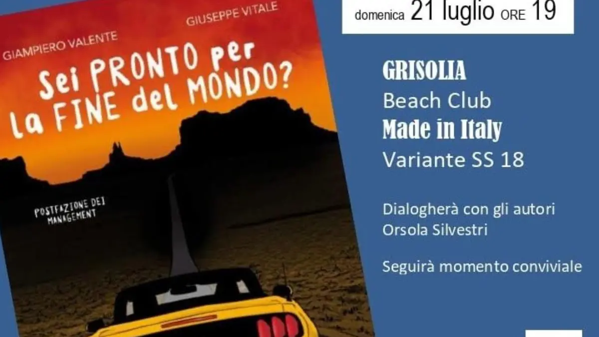 Grisolia, presentazione del libro \"Sei pronto per la fine del mondo?\"