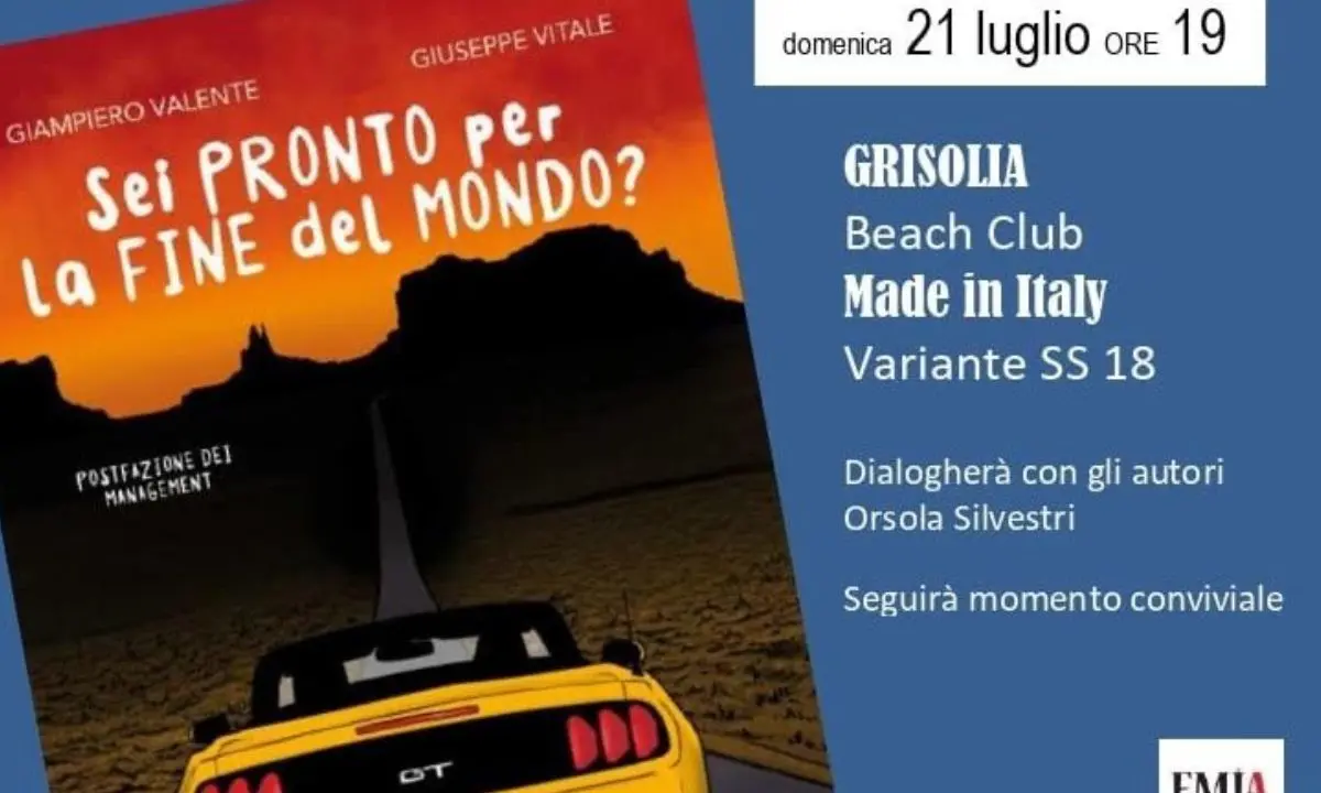 Grisolia, presentazione del libro \"Sei pronto per la fine del mondo?\"