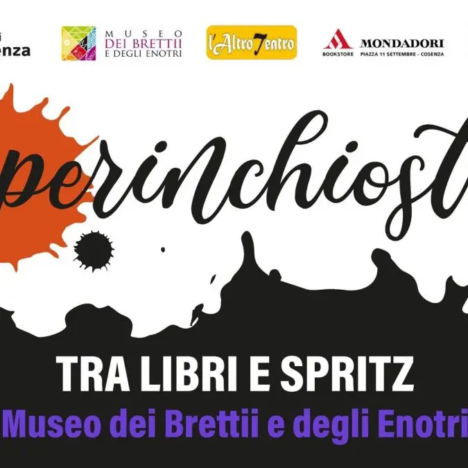 Cosenza, Aperinchiostro chiude la stagione con lo scrittore Andrea Di Consoli