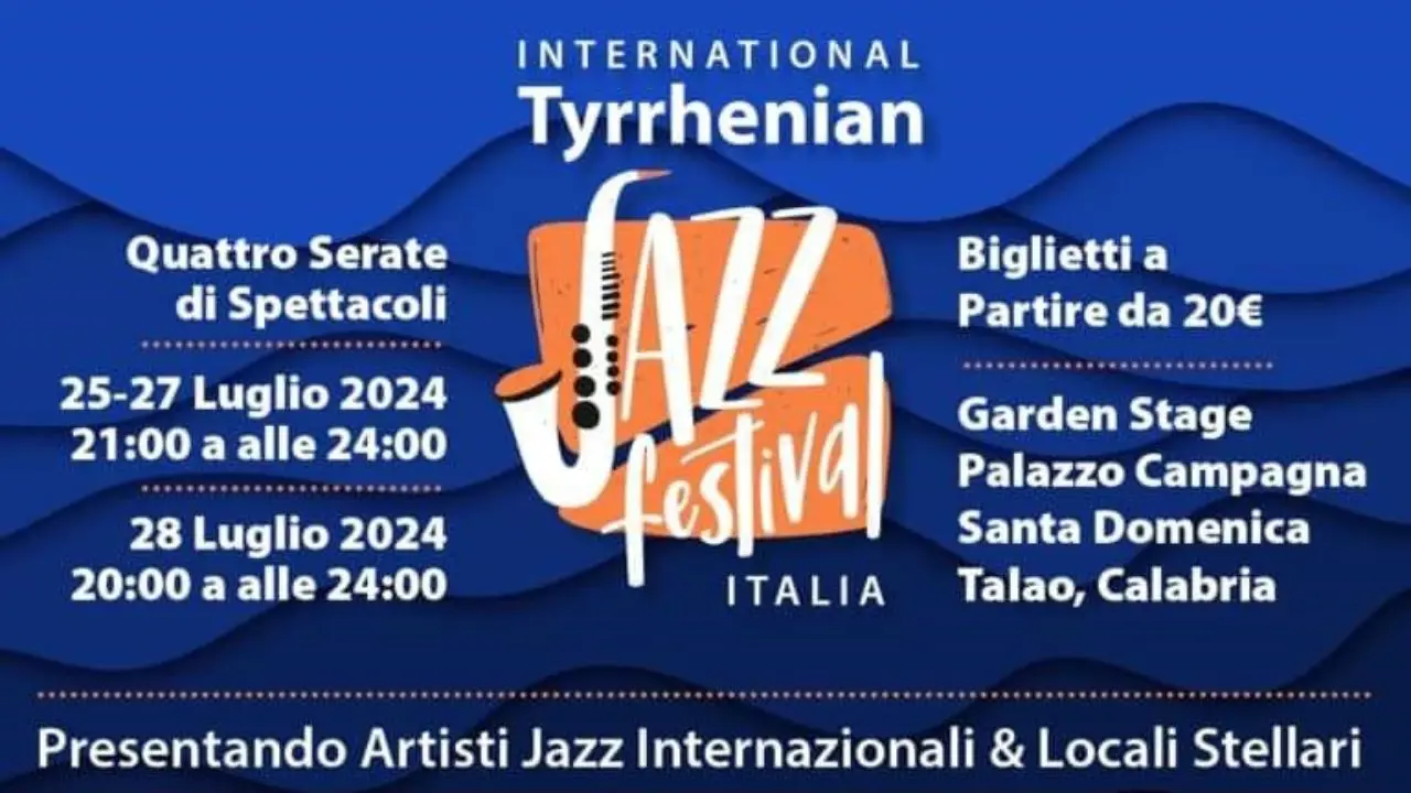 Santa Domenica Talao, torna l'International Tyrrhenian Jazz Festival