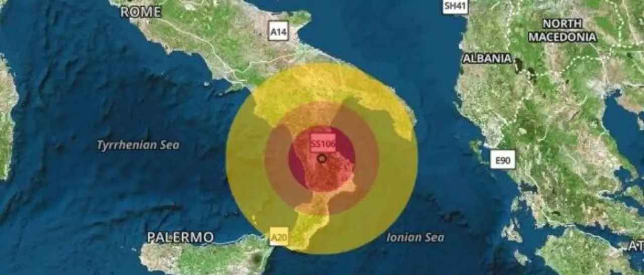 Terremoto Cosenza, negli ultimi giorni tredici scosse tra Pietrapaola e Bocchigliero