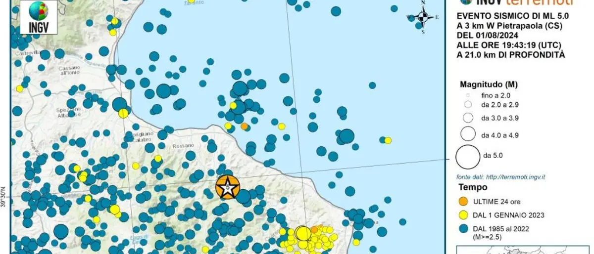 Terremoto Cosenza, 185 anni fa il sisma che sconvolse Crosia