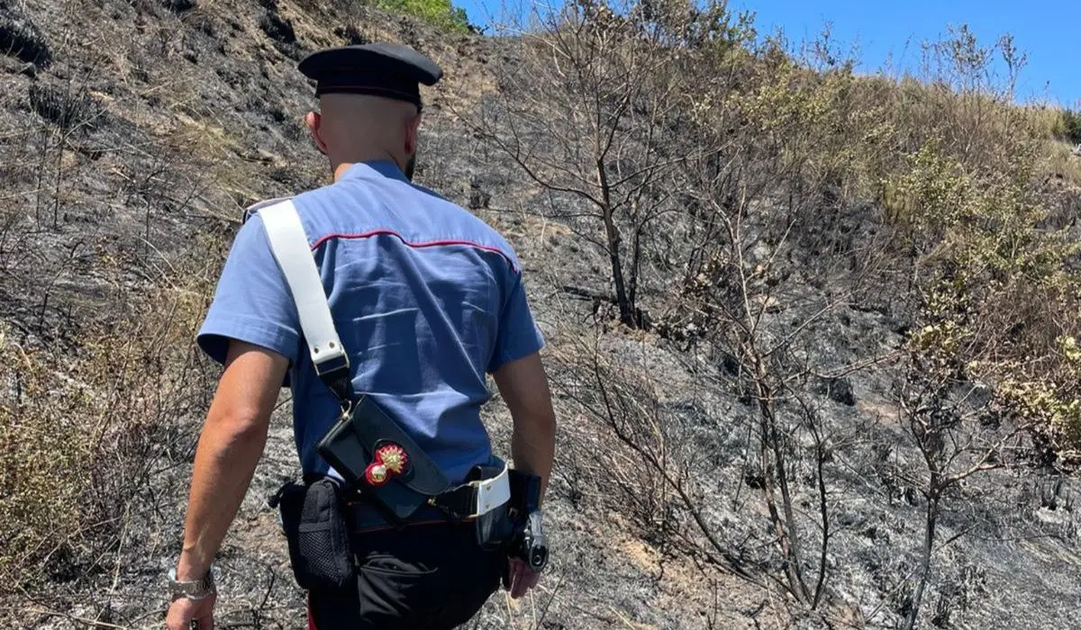 Cleto, sorpreso ad appiccare un incendio. I carabinieri lo arrestano