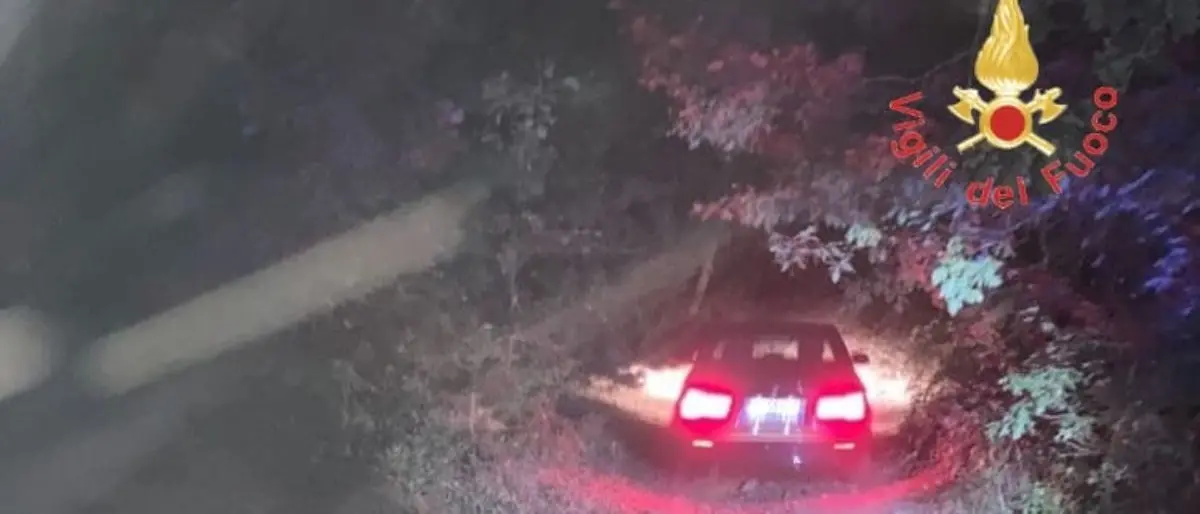 Giovane disperso su mulattiere di montagna soccorso dai Vigili del Fuoco