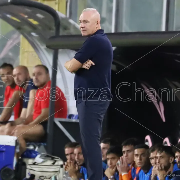 Alvini: «Pareggio giusto. Ma il Cosenza poteva anche portarla a casa»
