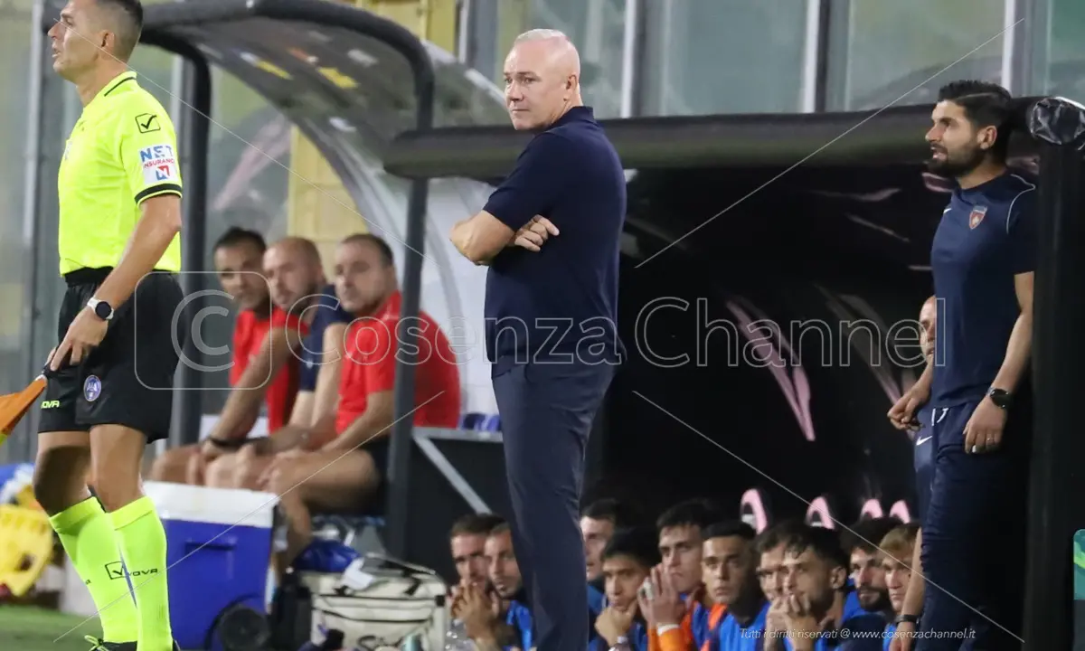 Alvini: «Pareggio giusto. Ma il Cosenza poteva anche portarla a casa»