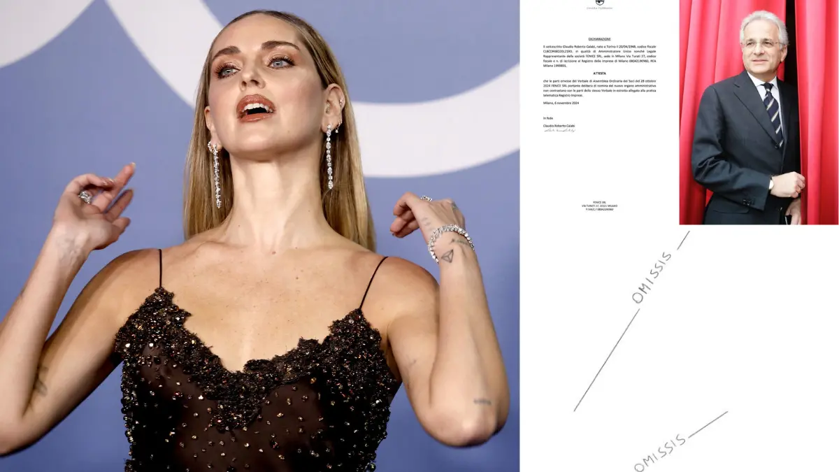 Chiara Ferragni: crisi in Fenice e il mistero delle tre pagine segretate