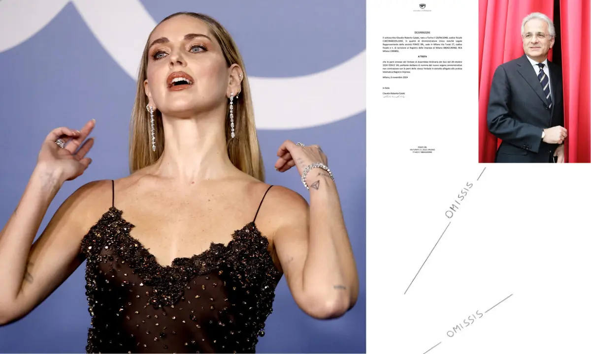 Chiara Ferragni: crisi in Fenice e il mistero delle tre pagine segretate