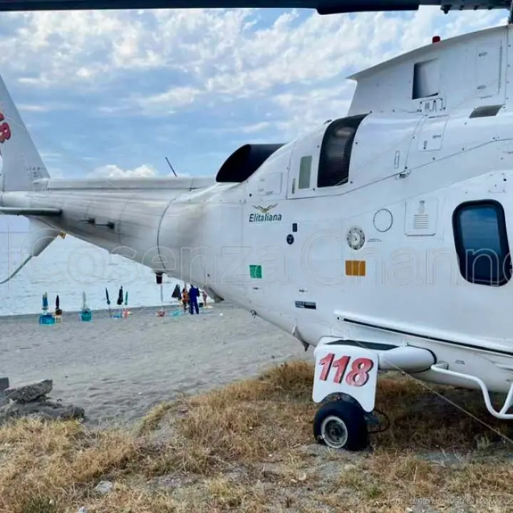 Crisi sanitaria a Corigliano Rossano, elisoccorso chiamato per assenza del medico