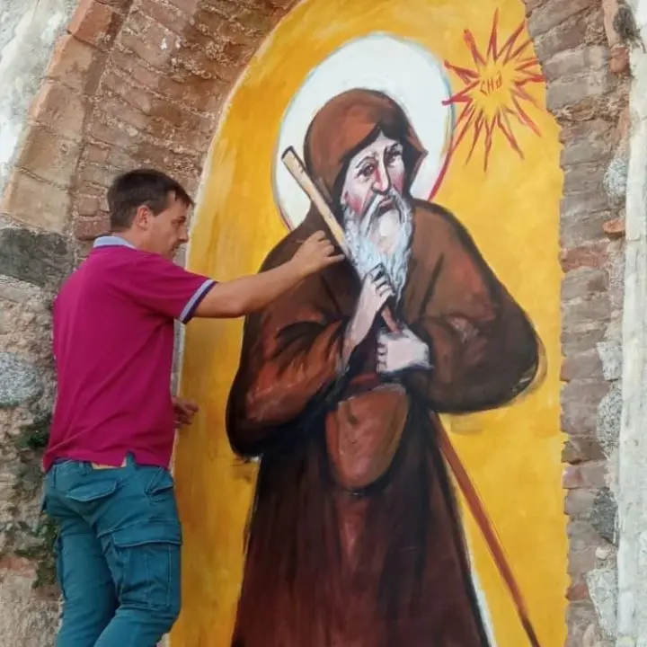 Corigliano Rossano, trittico votivo su via Duomo: a Ferragosto inaugurazione dell'effige di San Francesco di Paola