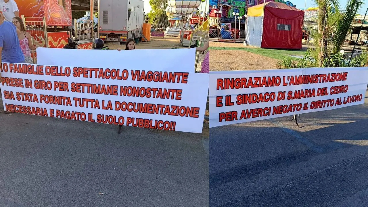 Santa Maria del Cedro, \"Insieme per il futuro\" al fianco dei lavoratori del Luna Park