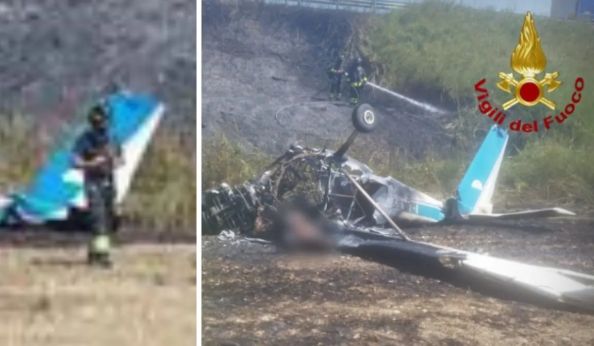 Incidente aereo a Terni. due vittime nell'ultraleggero precipitato