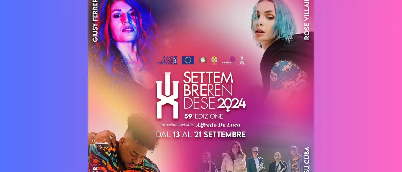 Settembre rendese ecco il programma completo di tutti gli eventi: dai live all'arte