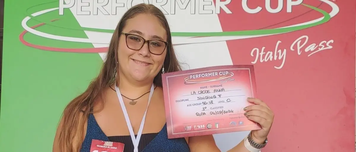 Anna La Croce conquista il bronzo alle Olimpiadi Europee delle Arti Performative