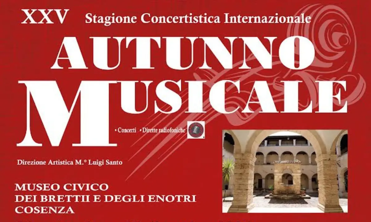 Autunno musicale, comincia a Cosenza la stagione dei concerti