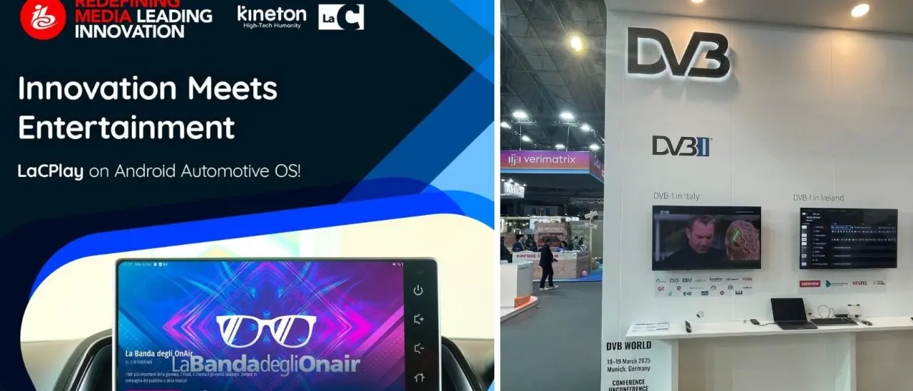 LaC e Kineton all’IBC 2024 di Amsterdam per presentare la versione Android Automotive OS di LaC Play